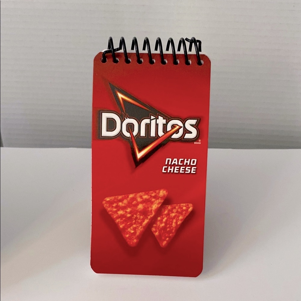 3/$15 Doritos Nacho Cheese Mini Notepad – Red & Black